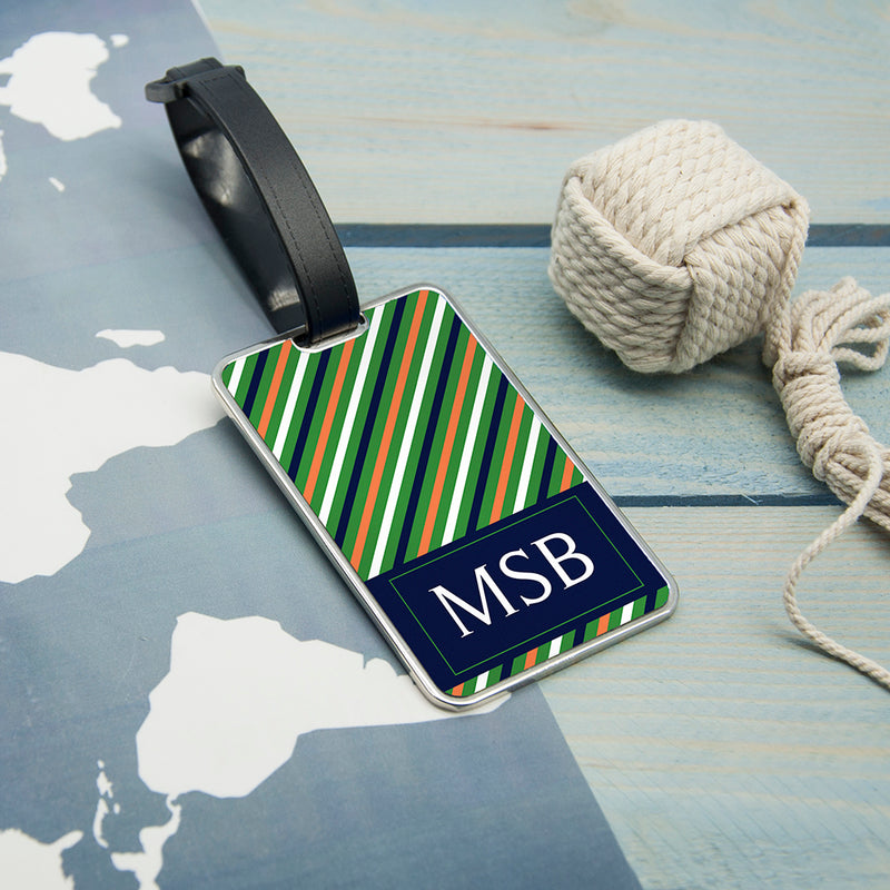 Personalised Gentlemen's Uniformed Monogrammed Luggage Tag