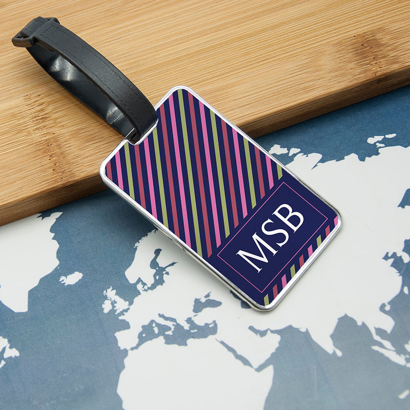 Personalised Gentlemen's Uniformed Monogrammed Luggage Tag