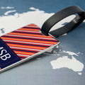 Personalised Gentlemen's Uniformed Monogrammed Luggage Tag
