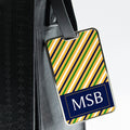 Personalised Gentlemen's Uniformed Monogrammed Luggage Tag