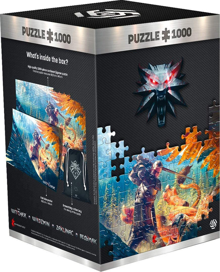 The Witcher (Griffin Fight) Jigsaw Puzzle (1000 Pieces)