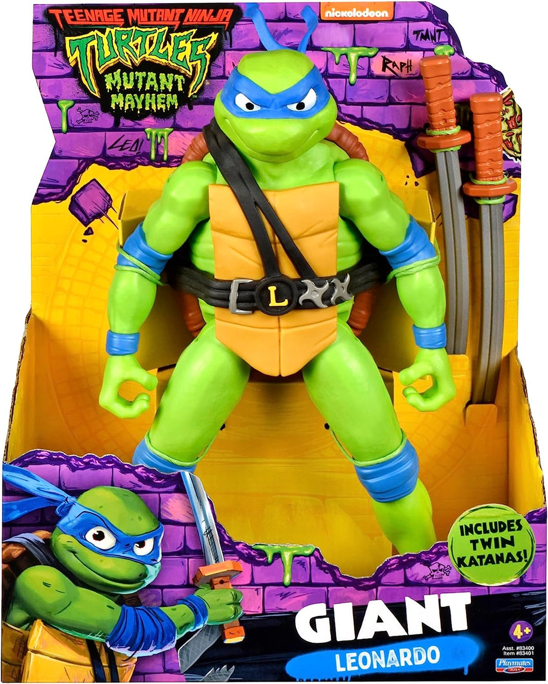 Teenage Mutant Ninja Turtles Mutant Mayhem Giant Leonardo Figure