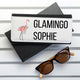 Personalised Glamingo Black Wallet