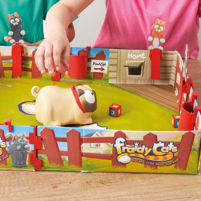 Fraidy Cats Board Game, side angle