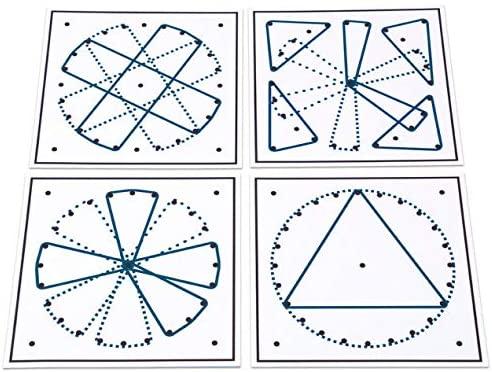 Vinco (87967) Work Cards Geoboard Circle - Image 3