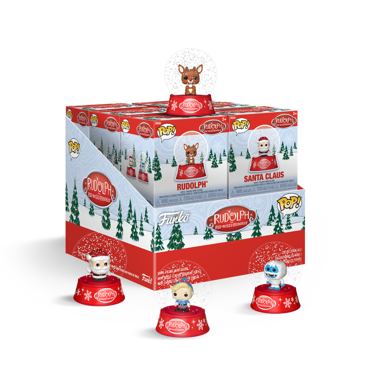 Funko Pop! Mini Globes Rudolph Vinyl Figures (12 Pieces in PDQ)