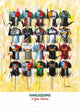 Harlequins Shirts - A2 Signed  Limited Edition Prints