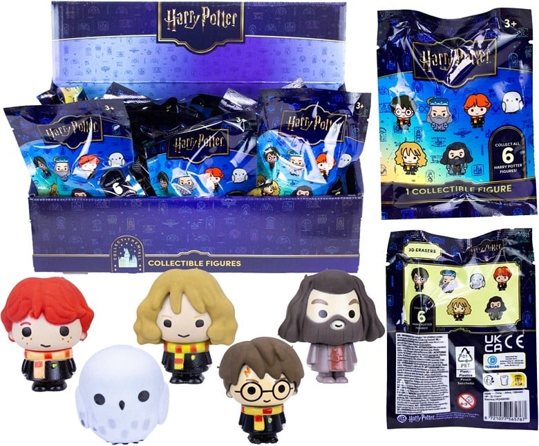 STL Harry Potter Collectible 3D Mystery Eraser Blind Bag, alternate view