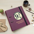 Harry Potter 9 3/4 2 Ring Binder close up detail