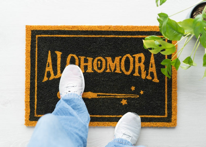 Harry Potter Alohomora Coir Doormat 60 x 40 cm design detail