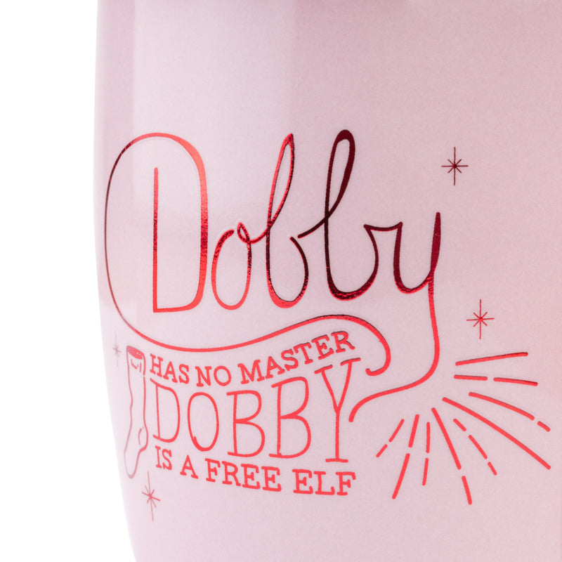 Harry Potter Dobby Premium with Lid Mug close up detail