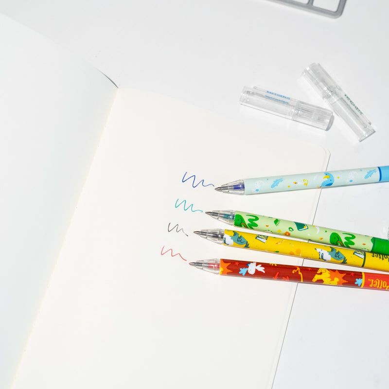 Harry Potter Erasable Pen Set of 4 Colours side angle
