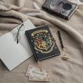 Harry Potter Hogwarts Premium A5 Notebook with Pen close up detail