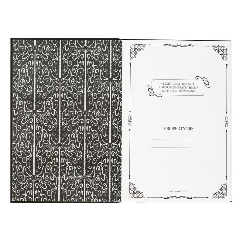 Harry Potter Lumos Maxima Premium A5 Notebook with Light side angle