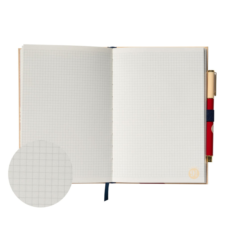 Harry Potter Platform 9¾ Premium A5 Notebook with Pen side angle