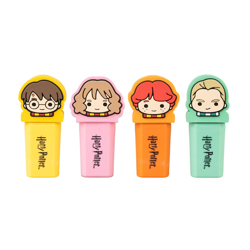 Harry Potter Highlighter Set of 4 With 3D Silicone Topper