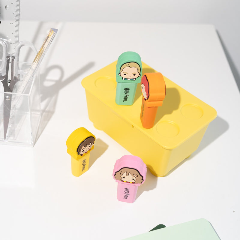 Harry Potter Highlighter Set of 4 With 3D Silicone Topper design detail