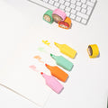 Harry Potter Highlighter Set of 4 With 3D Silicone Topper close up detail