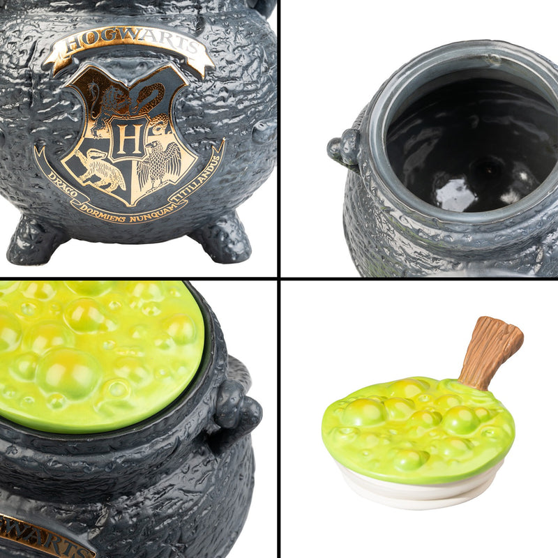 Harry Potter the Leaky Cauldron Cookie Jar side angle