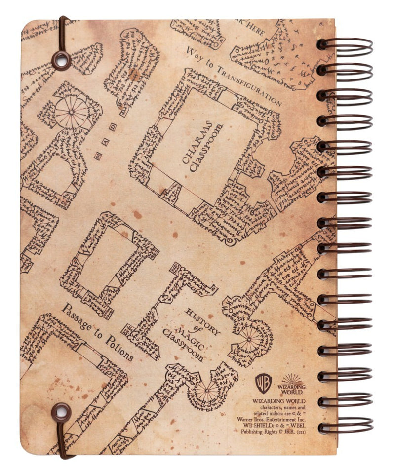 Harry Potter the Marauder's Map Hardcover A5 Notebook alternate view