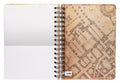 Harry Potter the Marauder's Map Hardcover A5 Notebook close up detail