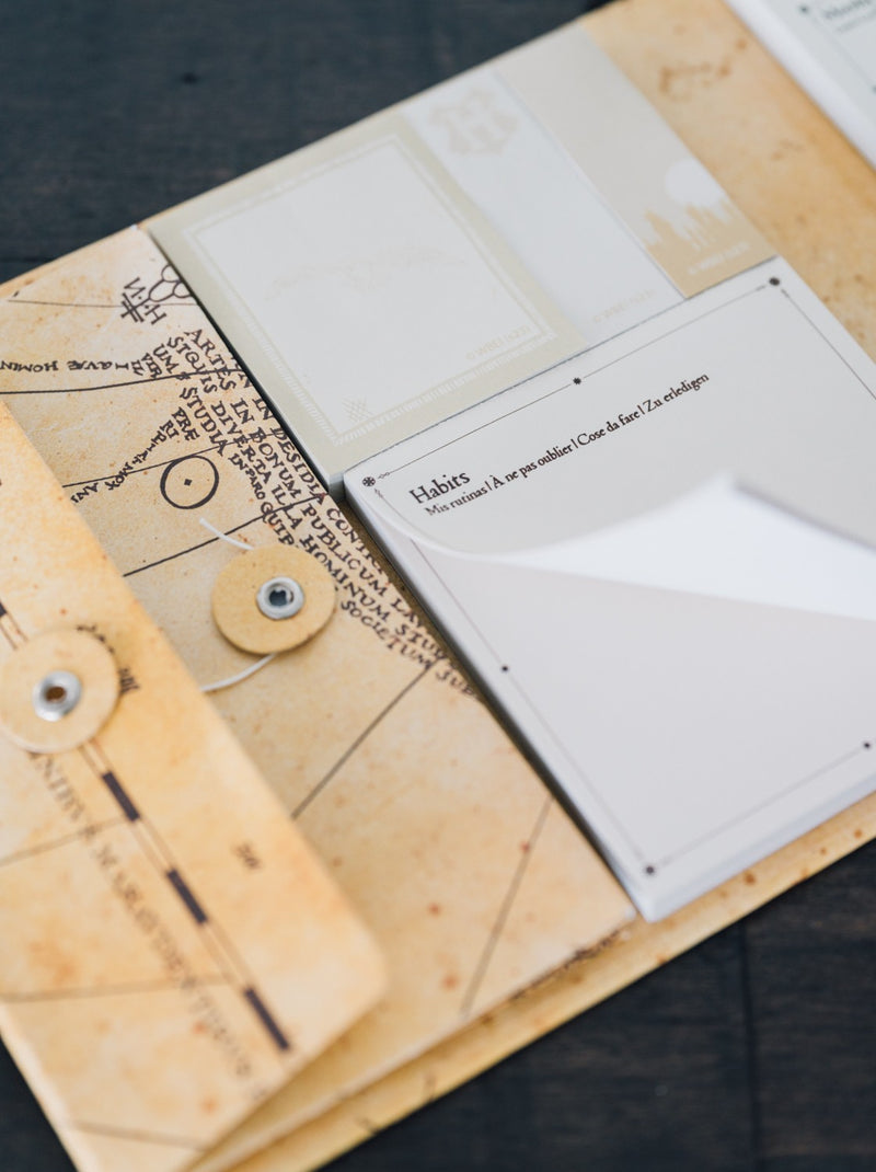 Harry Potter Weekly Planner with Sticky Notes design detail