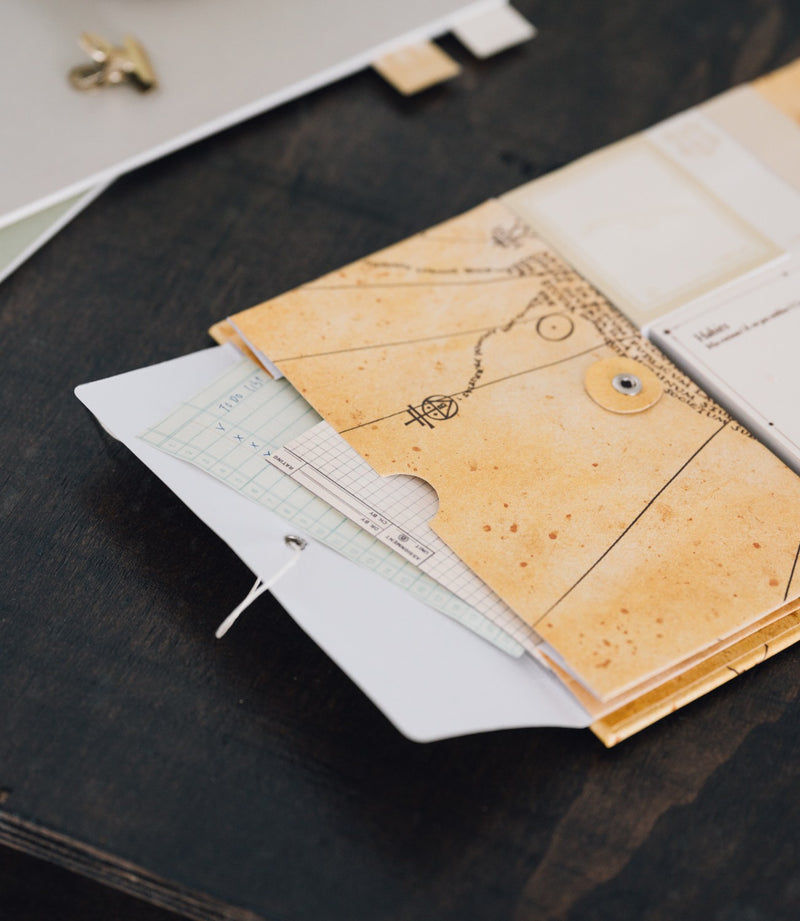 Harry Potter Weekly Planner with Sticky Notes close up detail
