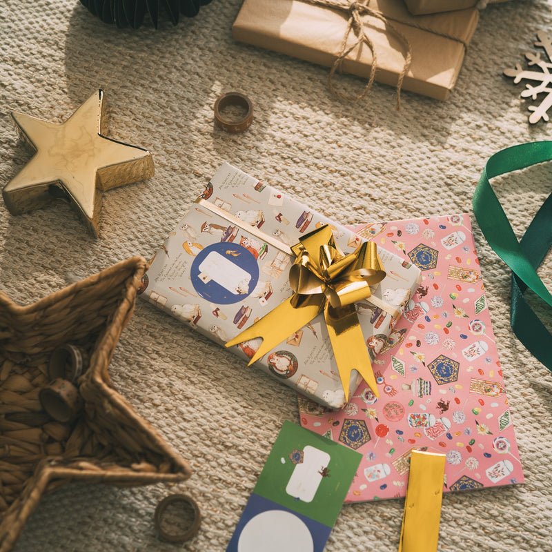 Harry Potter Wrapping Paper Set close up detail