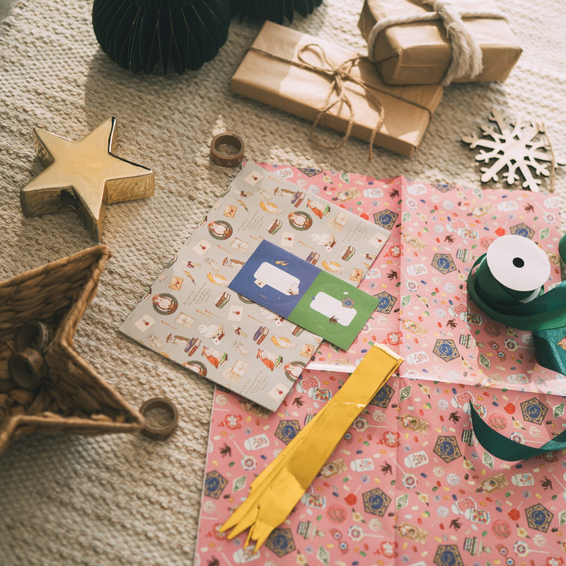 Harry Potter Wrapping Paper Set side angle
