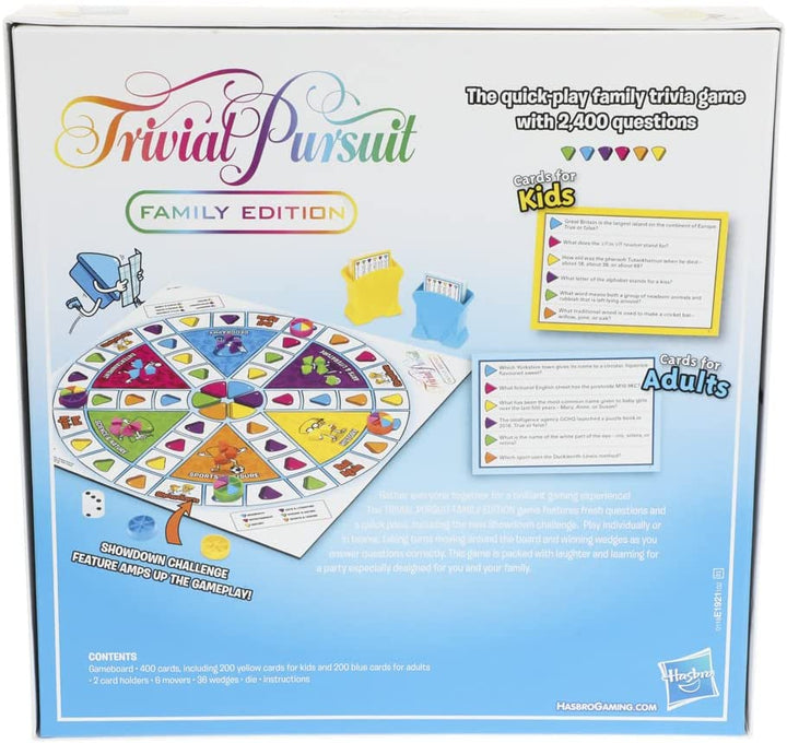 Trivial Pursuit Family New Edition Board Game