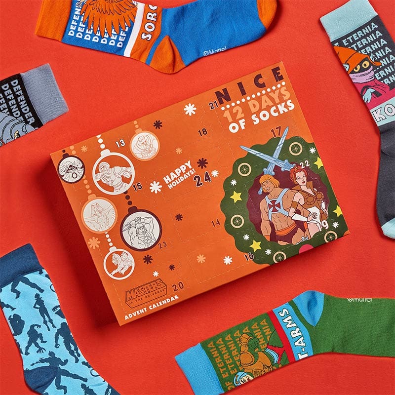 He-Man and the Masters Of The Universe ‘Nice’ 12 Days Of Socks Advent Calendar