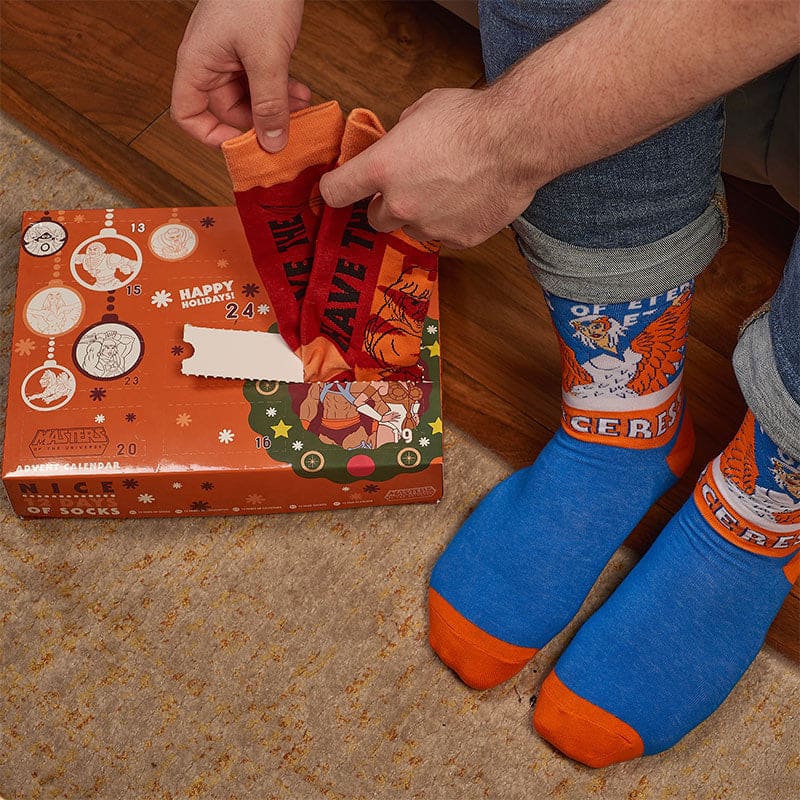He-Man and the Masters Of The Universe ‘Nice’ 12 Days Of Socks Advent Calendar