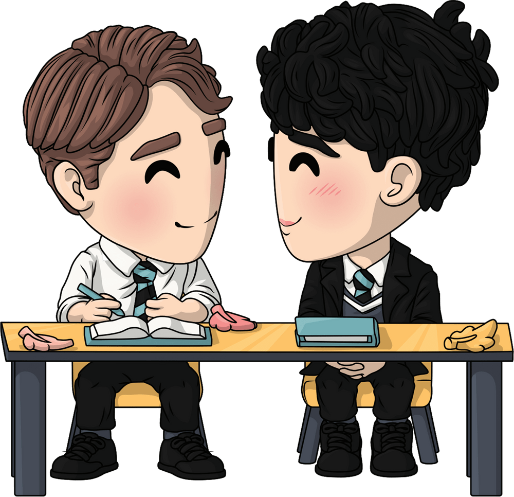 Youtooz Heartstopper Nick and Charlie Vinyl Figure