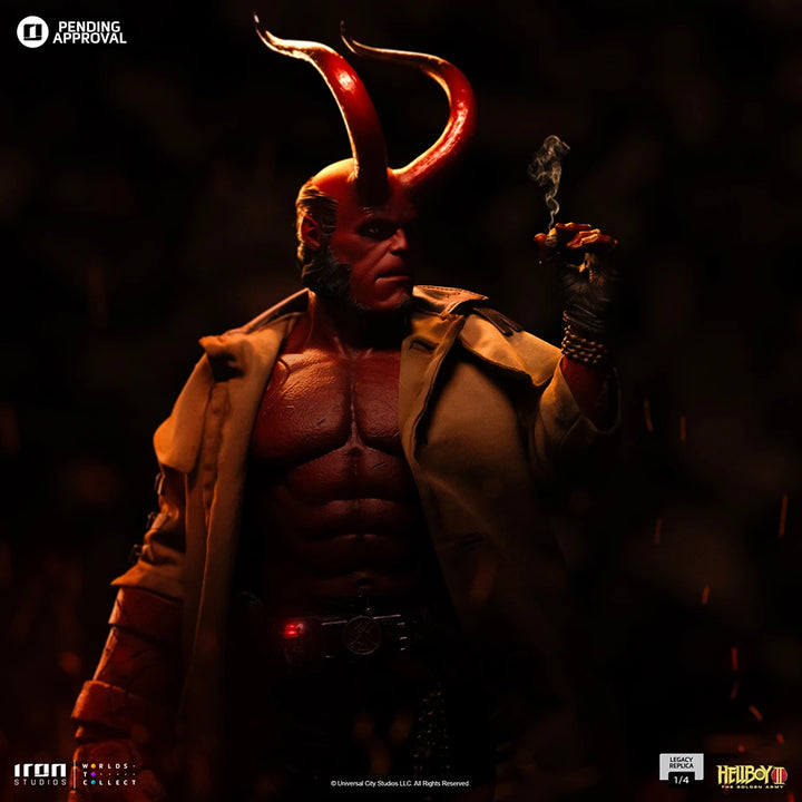 Iron Studios Hellboy II The Golden Army Legacy Replica Hellboy Limited Edition 1/4 Scale Statue