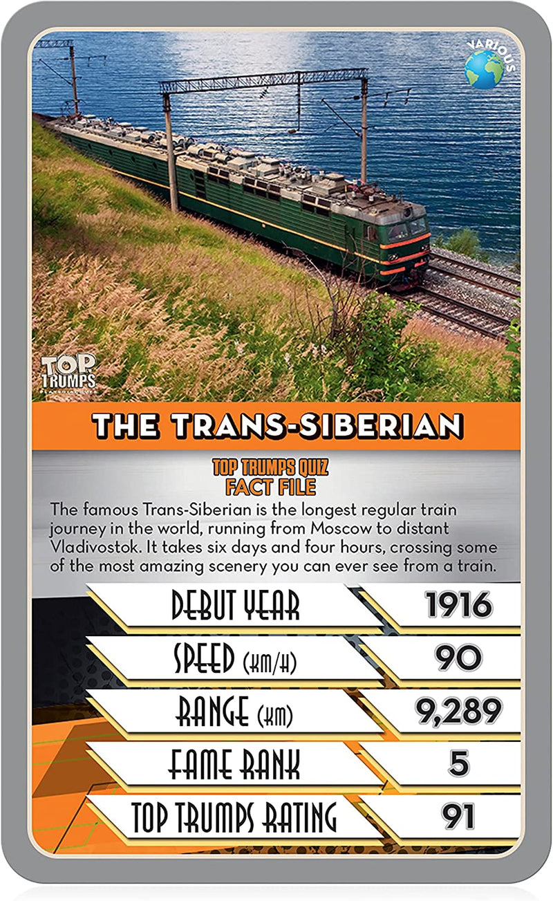 Top Trumps Classics Trains Card Game - Image 3