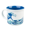 Hokusai Premium Ceramic Mug 375 ml Glossy Finish side angle
