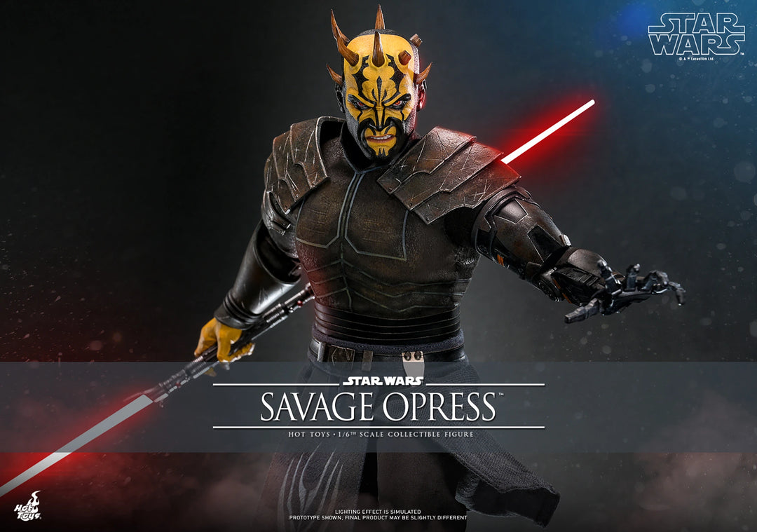 Hot Toys Star Wars The Clone Wars Savage Opress 1/6th Scale Figure