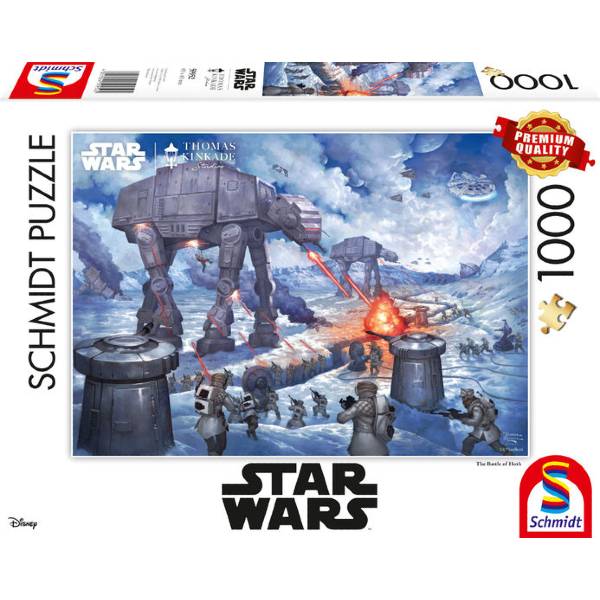 Thomas Kinkade: Disney Star Wars The Battle of Hoth (1000pc) Puzzle