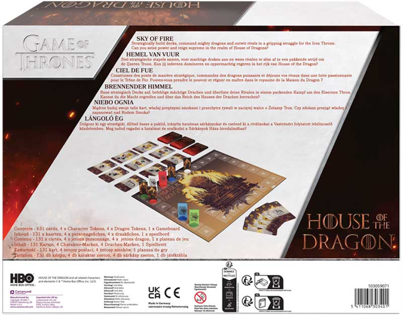 House Of Dragon Sky Of Fire, side angle