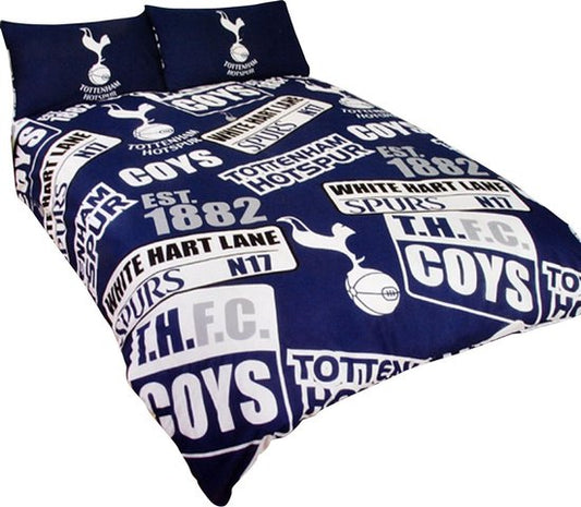 Tottenham Hotspur Patch Double Duvet Set