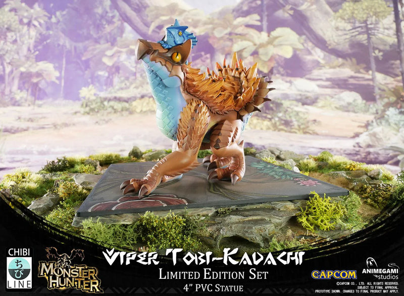 Animegami Chibi Monster Hunter PVC (Viper Tobi Kadachi) Figure - Image 3
