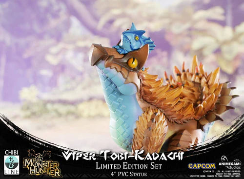 Animegami Chibi Monster Hunter PVC (Viper Tobi Kadachi) Figure - Image 5
