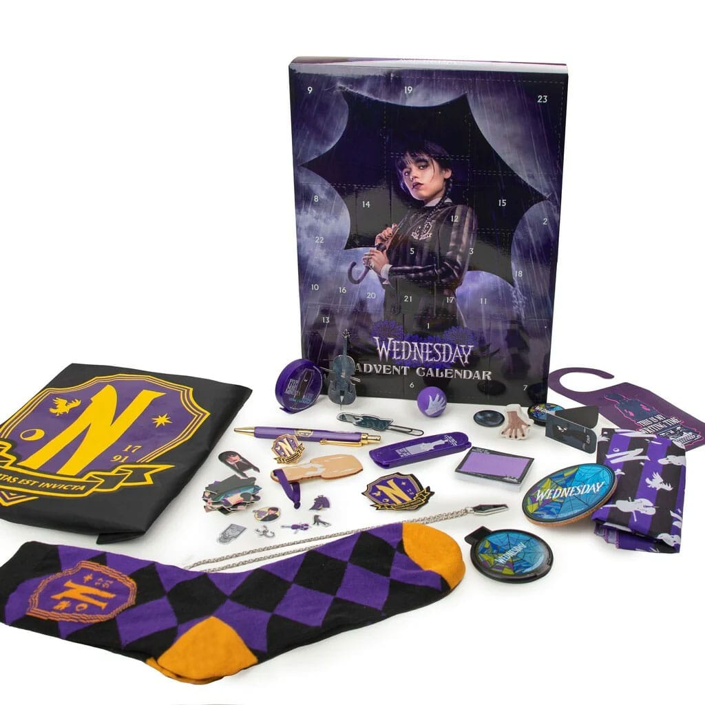 Official Addams Family Wednesday Addams Advent Calendar Infinity