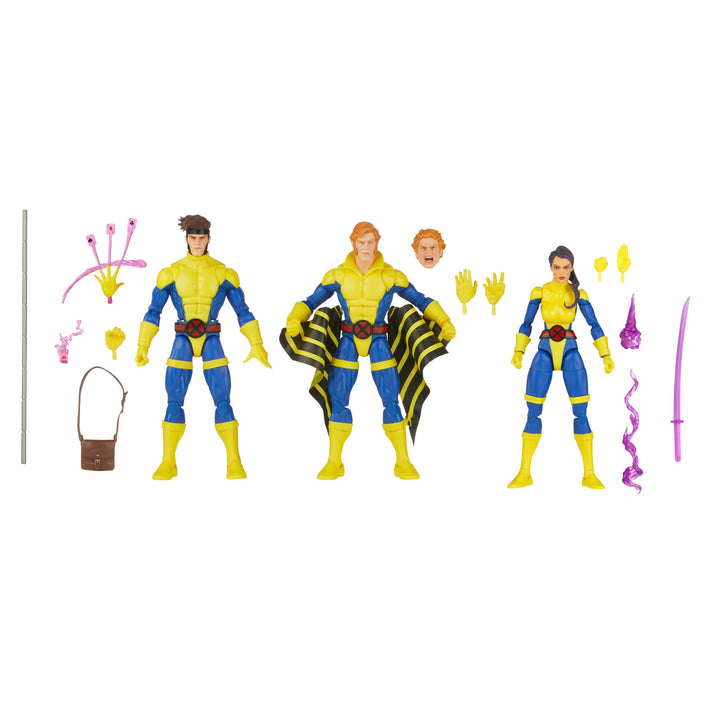 Marvel Legends Series Marvel’s Banshee, Gambit, & Psylocke 6" Action Figures