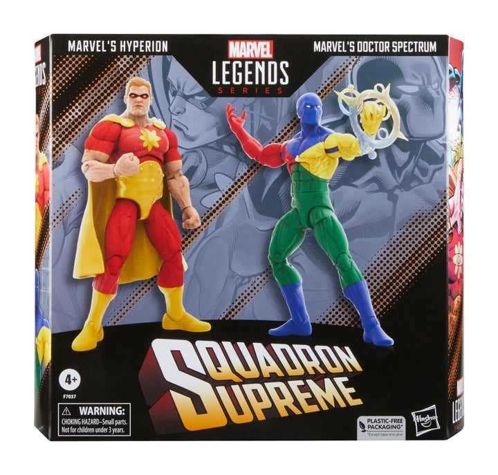 Marvel Legends Series Squadron Supreme Marvel's Hyperion and Marvel's Doctor Spectrum