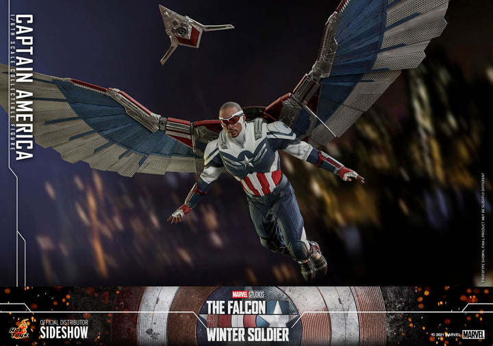 Hot Toys The Falcon and the Winter Soldier Captain America Sam Wilson 1/6 Scale Figure