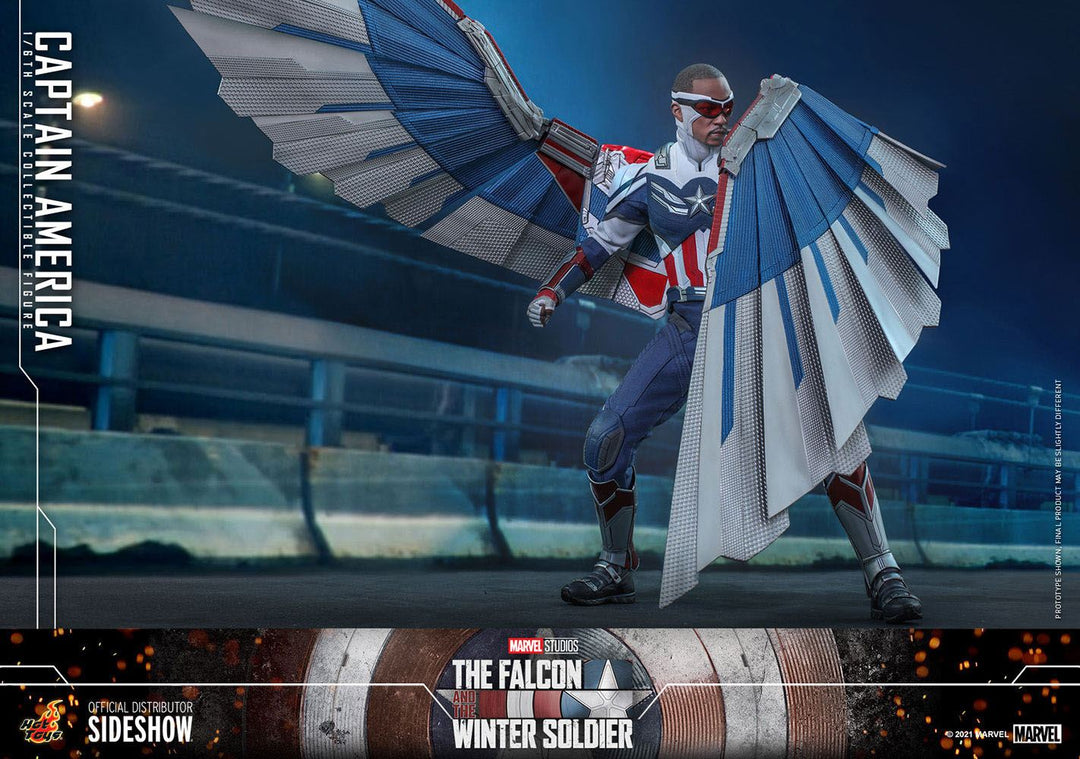 Hot Toys The Falcon and the Winter Soldier Captain America Sam Wilson 1/6 Scale Figure