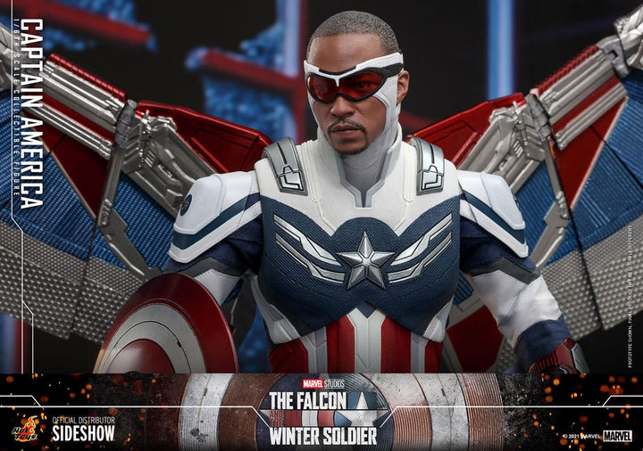 Hot Toys The Falcon and the Winter Soldier Captain America Sam Wilson 1/6 Scale Figure