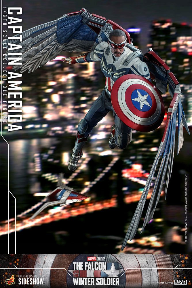 Hot Toys The Falcon and the Winter Soldier Captain America Sam Wilson 1/6 Scale Figure