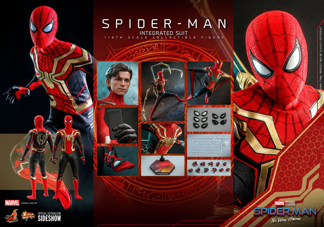 Hot Toys Spider-Man No Way Home Spider-Man (Integrated Suit) 1/6th Scale Figure